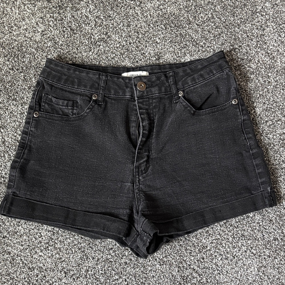 🎈Black Denim Shorts